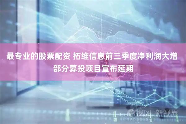 最专业的股票配资 拓维信息前三季度净利润大增 部分募投项目宣布延期